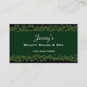 Carte de visite élégant