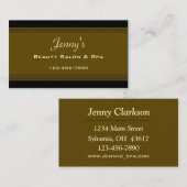 Carte de visite élégant (Devant / Derrière)