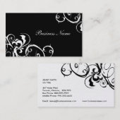Carte de visite élégant (Devant / Derrière)