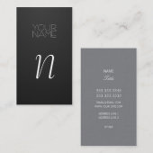 Carte De Visite Élégant (Devant / Derrière)