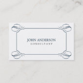 Carte de visite élégant (Dos)