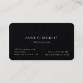 Carte De Visite Élégant (Devant)