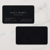 Carte De Visite Élégant (Devant / Derrière)