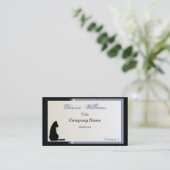 Carte de visite élégant (Debout devant)