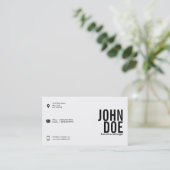 Carte de visite élégant (Debout devant)