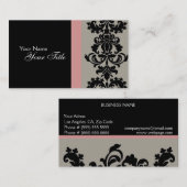 Carte de visite élégant (Devant / Derrière)