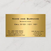 Carte de visite élégant (Dos)