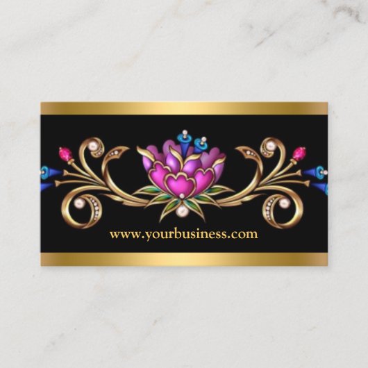 Carte de visite élégant (Devant)