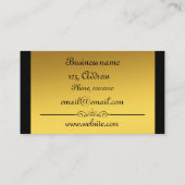 Carte De Visite Élégant (Dos)