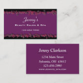 Carte de visite élégant (Devant / Derrière)