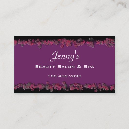 Carte de visite élégant (Devant)