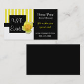 Carte de visite élégant (Devant / Derrière)