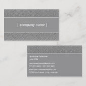 Carte De Visite Élégant à deux côtés (Devant / Derrière)