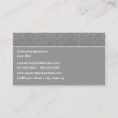 Carte De Visite Élégant à deux côtés (Dos)