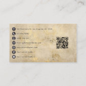 Carte De Visite Élégant Afro-Américain Artisanat Queen Branding (Dos)