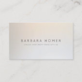 Carte De Visite Élégant agent immobilier professionnel Silver (Devant)