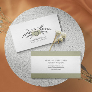 Carte De Visite Élégant appareil photo Vintage