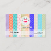 Carte de visite élégant avec QR - Découpage (Devant)