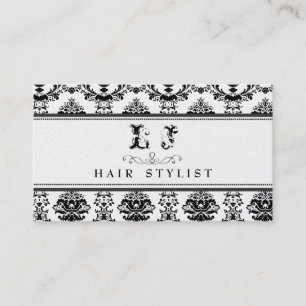 Carte de visite élégant baroque de salon de