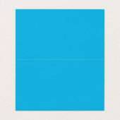 Carte De Visite Élégant bleu Arrière - plan professionnel (Intérieur déplié)