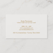 Carte De Visite Elégant bleu bleu bambou Nature Spa de santé (Dos)