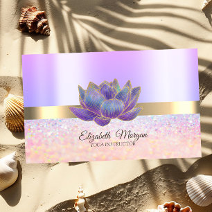 Carte De Visite Elegant Bokeh Gold Stripe, Parties scintillant Lot