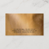 Carte De Visite Élégant Bokeh Lumières (Dos)