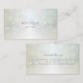 Carte De Visite Élégant Bokeh Moderne Professionnel (Devant / Derrière)