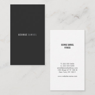 Carte De Visite Élégant branding d'entreprise minimaliste