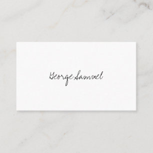 Carte De Visite Élégant branding minimaliste d'entreprise