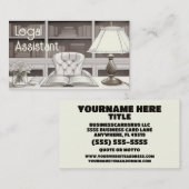 Carte De Visite Elégant bureau d'aide juridique (Devant / Derrière)