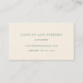 Carte De Visite Elegant Business Card (Devant)