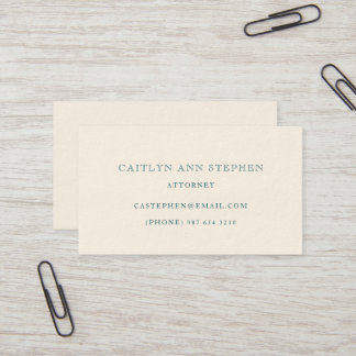 Carte De Visite Elegant Business Card