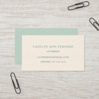 Carte De Visite Elegant Business Card