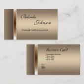 Carte de visite Elegant Café Elite (Devant / Derrière)