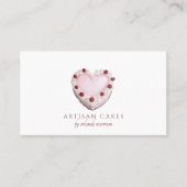 Carte De Visite Elegant Cake Bakery  (Devant)