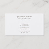Carte De Visite Elegant Calligraphy Script Template Professional (Dos)