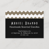 Carte De Visite Elegant Candle Company (Devant)