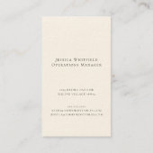 Carte De Visite Élégant Cheval Equestre Vintage Luxueux (Dos)