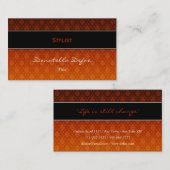 Carte de visite élégant chic de professionnel de (Devant / Derrière)