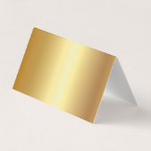 Carte De Visite Elégant Chic Gold SunflowersThank You Card (Dos)