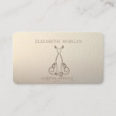Carte De Visite Élégant Chic Luxe, Robe (Devant)