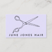 Carte De Visite Elégant Chic Médias Sociaux Élégants (Devant)