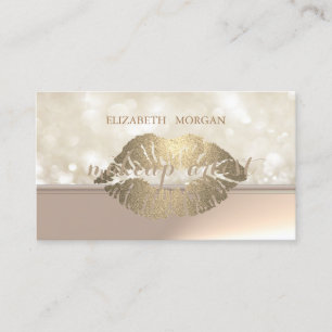 Carte De Visite Élégant Chic Professionnel Bokeh