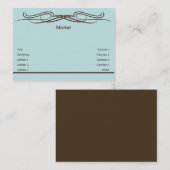 Carte De Visite Élégant - Chubby (Devant / Derrière)