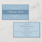 Carte De Visite Élégant classique (Devant / Derrière)