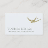 Carte De Visite Elégant concepteur d'intérieur professionnel Swall (Devant)