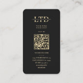 Carte De Visite Élégant conducteur de camion moderne Monogramme d' (Dos)