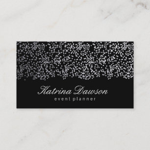 Carte De Visite Elégant Confetti