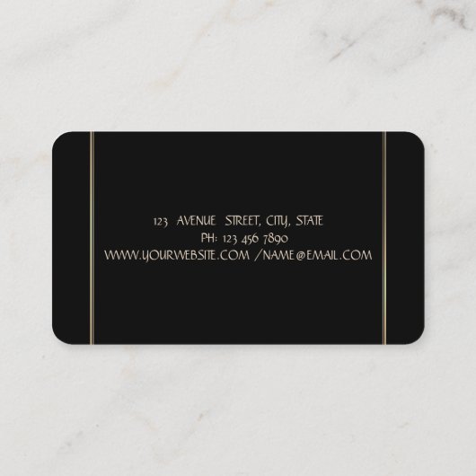 Carte De Visite Elégant Confetti Moderne Simple Et Design, Pots (Dos)